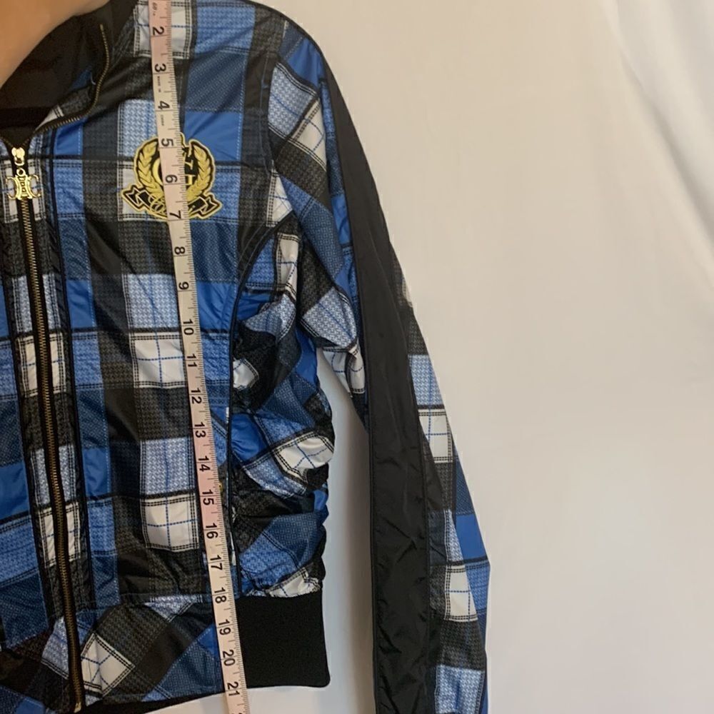 Vintage‎ Coogi blue plaid jacket size M - Picture 11 of 12